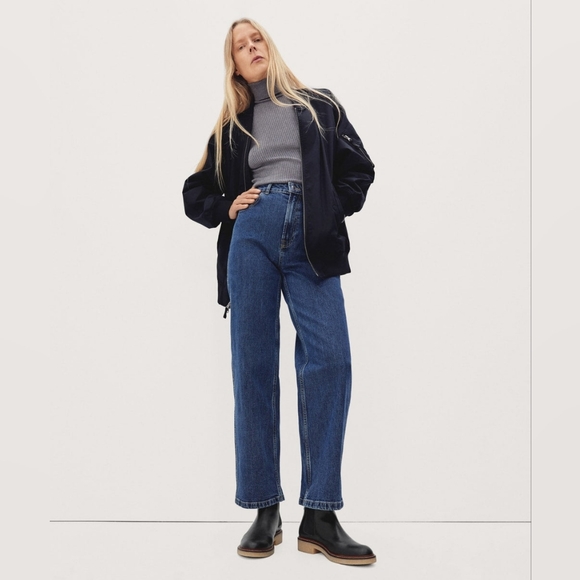 Everlane The Chelsea Boot Black Smooth Leather Pull On Women's Size 10 Like New! - Picture 10 of 10